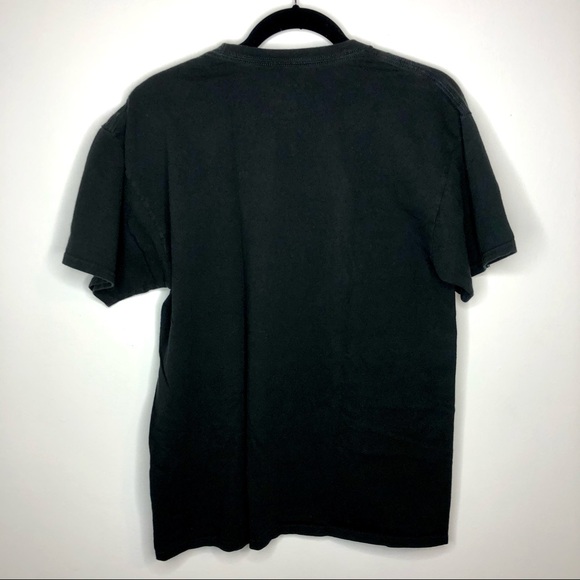 Risqué Innuendo Beaver Humor Graphic Black Funny T-shirt Top Men’s Size Large - Picture 4 of 4